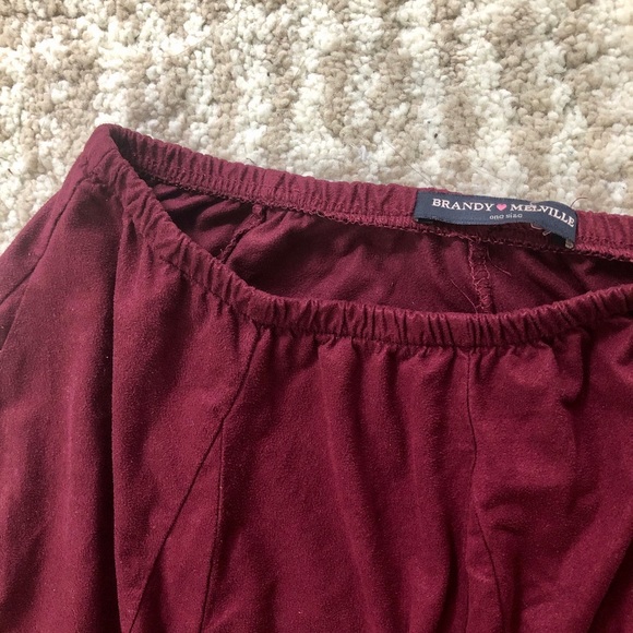 Burgundy Suede Brandy Melville Skirt 🌻 - Picture 3 of 3